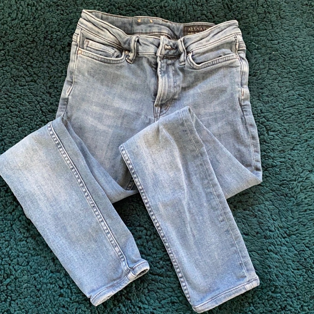 All saints Low rise skinny jeans